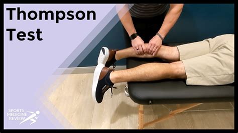 thompson test partial tear|thompson test for achilles surgery.